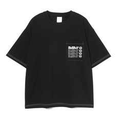BSW配色ステッチTシャツ