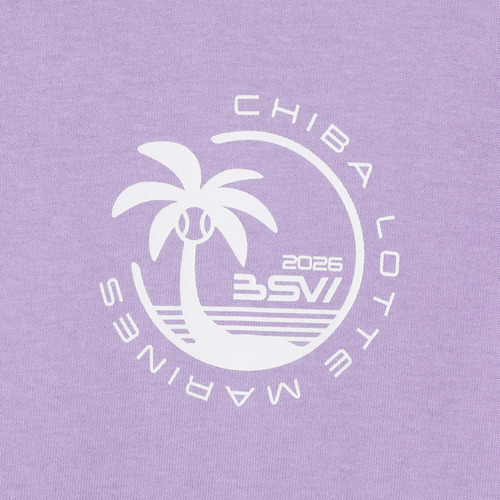 BSWパームツリーロゴTシャツ 詳細画像 ライトパープル 6