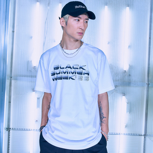 BSWメッシュロゴTシャツ 詳細画像 ホワイト 1