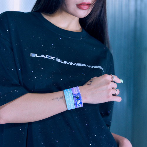 BSWホックボタンブレスレット 詳細画像 パープル 1