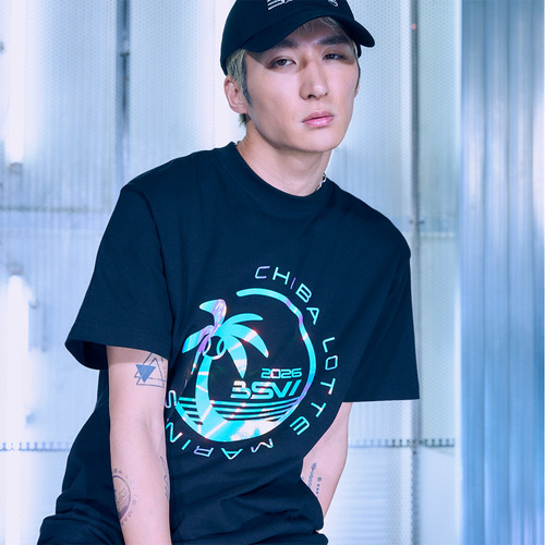 BSWオーロラロゴプリントTシャツ 詳細画像 ブラック 1