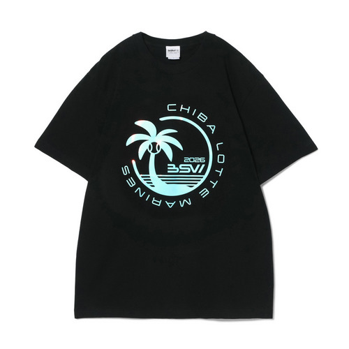 BSWオーロラロゴプリントTシャツ 詳細画像 ブラック 2