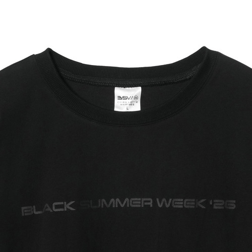 BSWバック立体ロゴTシャツ 詳細画像 ブラック 3