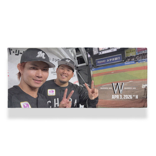 2026ベストシーン 選手セルフィーフェイスタオル(4.3vsH) 詳細画像 1カラー 1