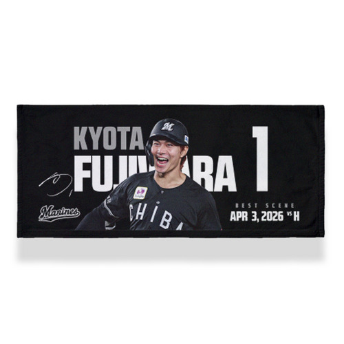 2026ベストシーン フェイスタオル(4.3#1藤原) 詳細画像 1カラー 1