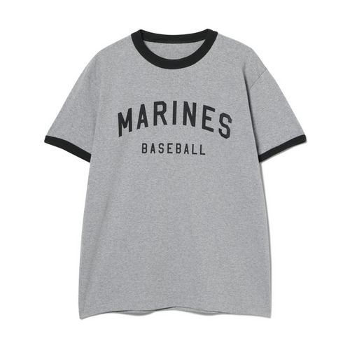 MARINES BASEBALL リンガーＴシャツ 詳細画像 グレー 1