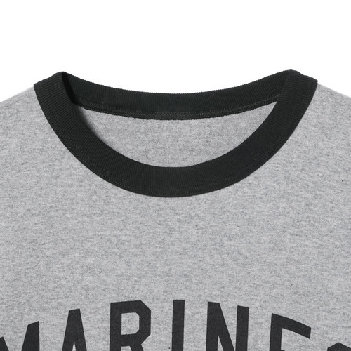 MARINES BASEBALL リンガーＴシャツ 詳細画像 グレー 3