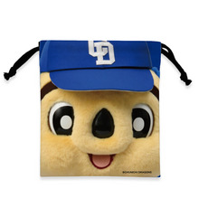 マリーンズ&times;ドラゴンズ 実写マスコットコラボ クローズアップ巾着 詳細画像