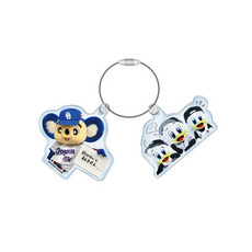 マリーンズ×ドラゴンズ 実写マスコットコラボ ドアラメッセージワイヤーアクリルキーホルダー