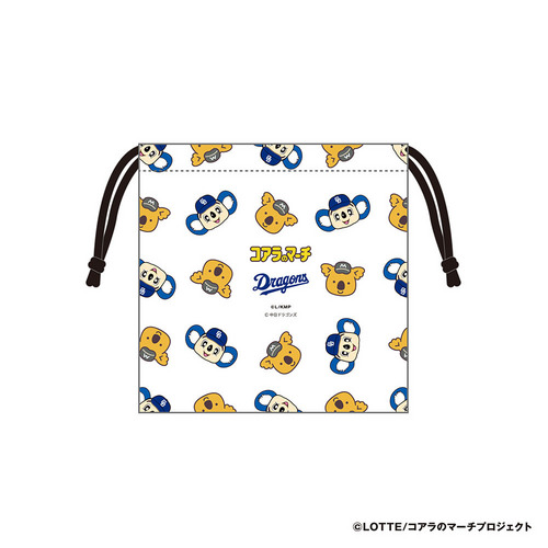 マリーンズ&times;ドラゴンズ コアラコラボ 巾着 詳細画像 1カラー 2