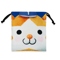 マリーンズ&times;ベイスターズ 実写マスコットコラボ クローズアップ巾着 詳細画像