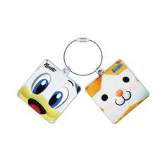 マリーンズ×ベイスターズ 実写マスコットコラボ クローズアップワイヤーアクリルキーホルダー