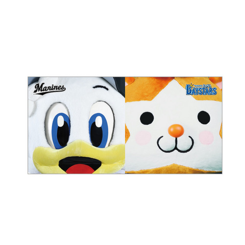 マリーンズ&times;ベイスターズ 実写マスコットコラボ クローズアップステッカー 詳細画像 1カラー 1