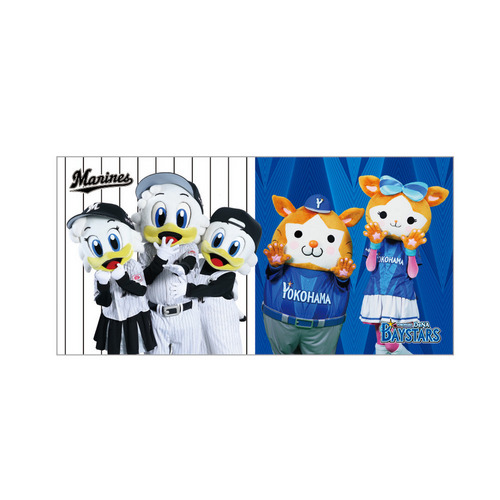 マリーンズ&times;ベイスターズ 実写マスコット集合 ステッカー 詳細画像 1カラー 1