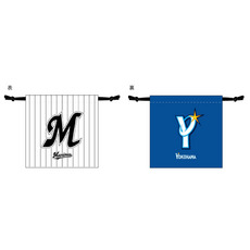 マリーンズ×ベイスターズ  ロゴ巾着袋