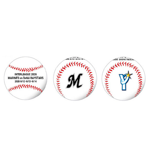 マリーンズ&times;ベイスターズ  ロゴボール 詳細画像 1カラー 1