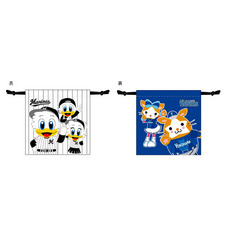 マリーンズ×ベイスターズ  マスコット巾着袋