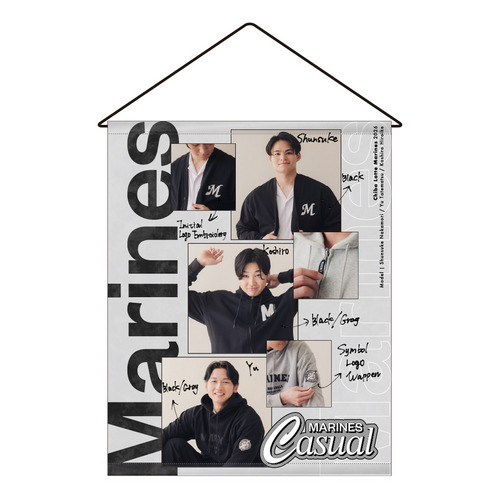 MARINES APPAREL 2026ビジュアル タペストリー(ver.1) 詳細画像 1カラー 1