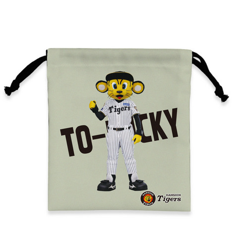 マリーンズ&times;タイガース 実写マスコットコラボ 巾着 詳細画像 ズーちゃん＆キー太 3