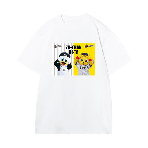 マリーンズ&times;タイガース 実写マスコットコラボ Tシャツ 詳細画像 ズーちゃん＆キー太 3