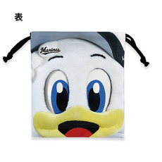 マリーンズ&times;タイガース 実写マスコットコラボ クローズアップ巾着 詳細画像