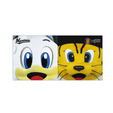 マリーンズ×タイガース 実写マスコットコラボ クローズアップステッカー