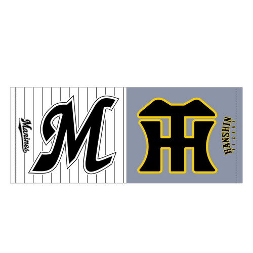 マリーンズ&times;タイガース ロゴフェイスタオル 詳細画像 1カラー 1