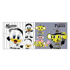 マリーンズ×タイガース マスコットフェイスタオル