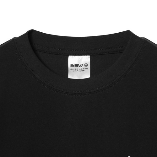 BSW半袖Tシャツ(Mロゴ刺繍) 詳細画像 ブラック 3