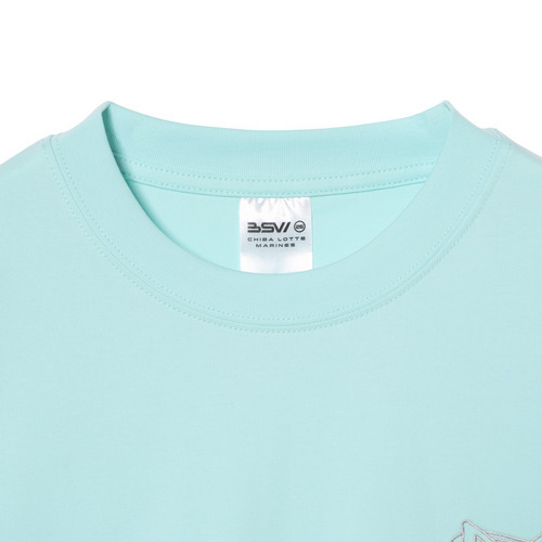 BSW半袖Tシャツ(Mロゴ刺繍) 詳細画像 ターコイズ 3