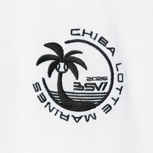 BSW半袖BIGシルエットTシャツ(サークルロゴ刺繍) 詳細画像 ホワイト 6