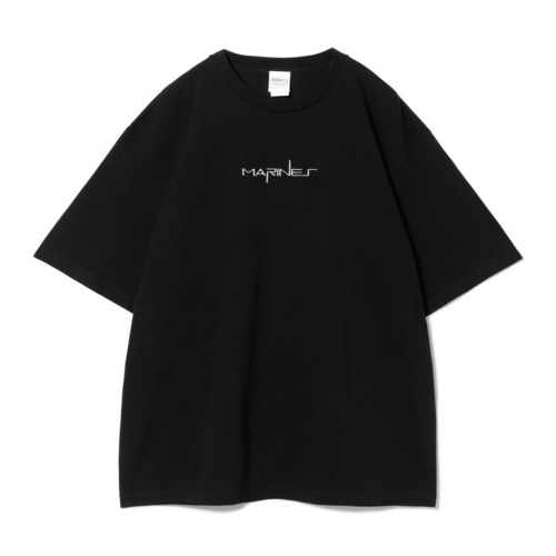 BSW半袖BIGシルエットTシャツ(Marinesロゴ刺繍) 詳細画像 ブラック 1