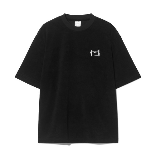 BSWパイル半袖Tシャツ(Mロゴ) 詳細画像 ブラック 1