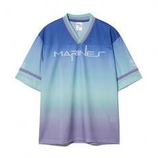 BSWメッシュフットボールシャツ(Marines) 詳細画像