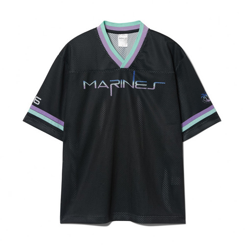 BSWメッシュフットボールシャツ(Marines) 詳細画像 ブラック 1