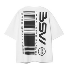 BSW半袖Tシャツ(背面バーコード) 詳細画像