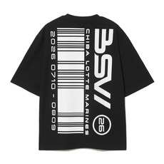 BSW半袖Tシャツ(背面バーコード) 詳細画像