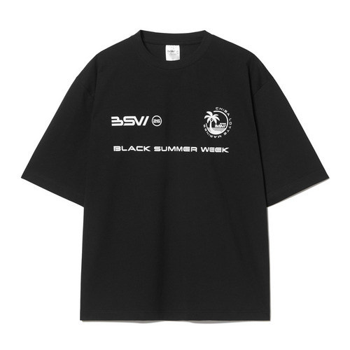 BSW半袖Tシャツ(ロゴプリント) 詳細画像 ブラック 1