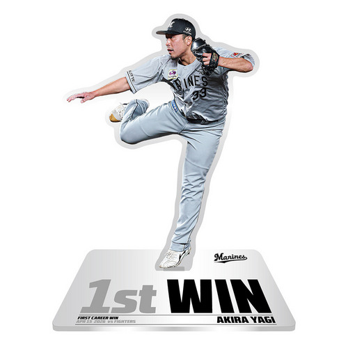 八木彬投手 プロ入り初勝利記念 アクリルスタンド 詳細画像 1カラー 1