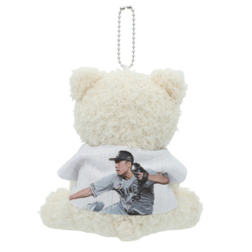 八木彬投手 プロ入り初勝利記念 もこもこベア15cmあみぐるみ 詳細画像 1カラー 2