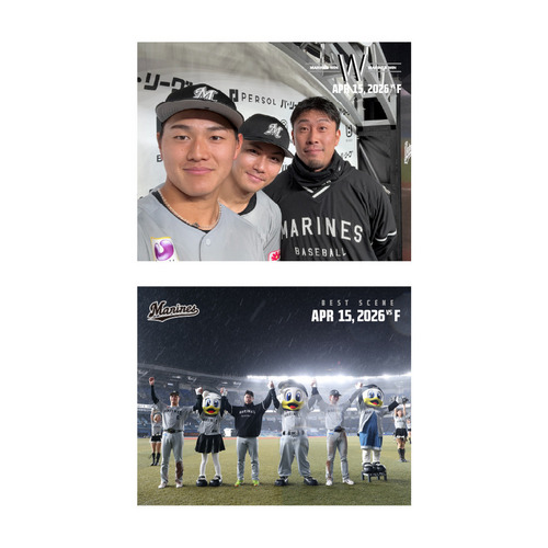 2026ベストシーン 選手集合・セルフィーステッカー2枚セット(4.15vsF) 詳細画像 1カラー 1