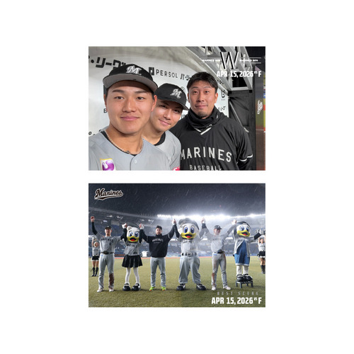 2026ベストシーン 選手集合・セルフィーブロマイド2枚セット(4.15vsF) 詳細画像 1カラー 1