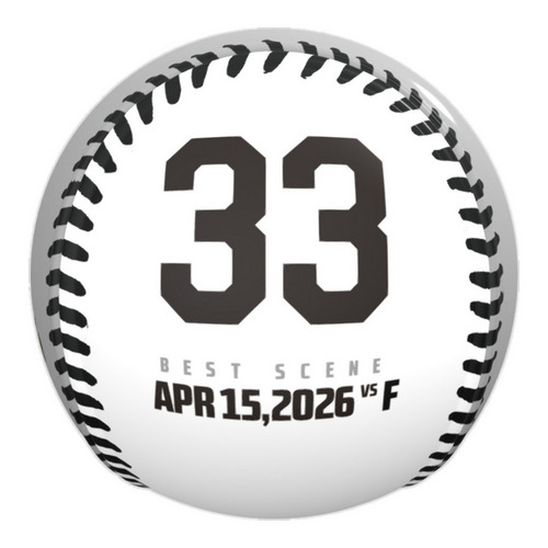 2026ベストシーン ピクチャーボール(4.15#33八木) 詳細画像 1カラー 5