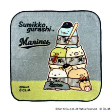 すみっコぐらし×マリーンズ2026 ハンドタオル
