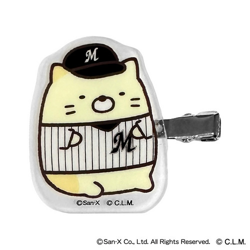 すみっコぐらし&times;マリーンズ2026 アクリル前髪クリップ (シークレット) 詳細画像 1カラー 5