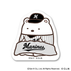すみっコぐらし&times;マリーンズ2026 ステッカー (シークレット) 詳細画像