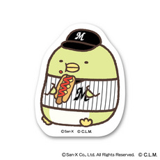 すみっコぐらし&times;マリーンズ2026 ステッカー (シークレット) 詳細画像