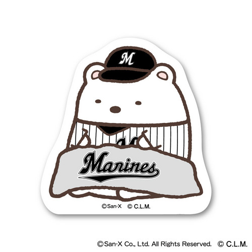 すみっコぐらし&times;マリーンズ2026 ステッカー (シークレット) 詳細画像 1カラー 2