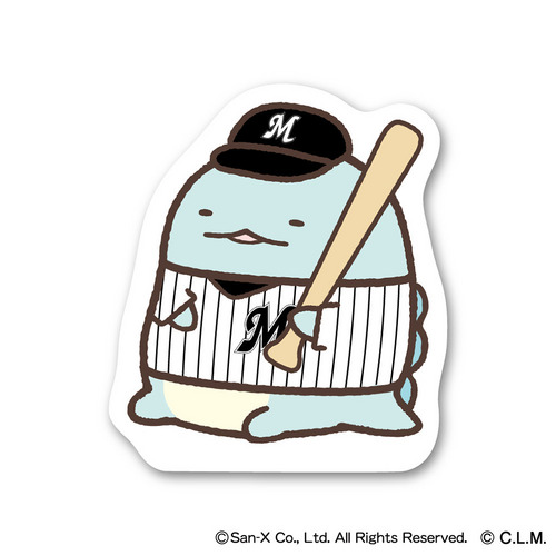 すみっコぐらし&times;マリーンズ2026 ステッカー (シークレット) 詳細画像 1カラー 3