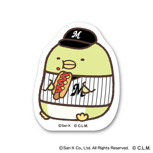 すみっコぐらし&times;マリーンズ2026 ステッカー (シークレット) 詳細画像 1カラー 6